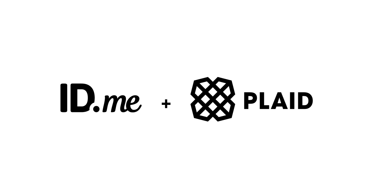 IDMe and Plaid logos