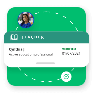 Verified teacher profile