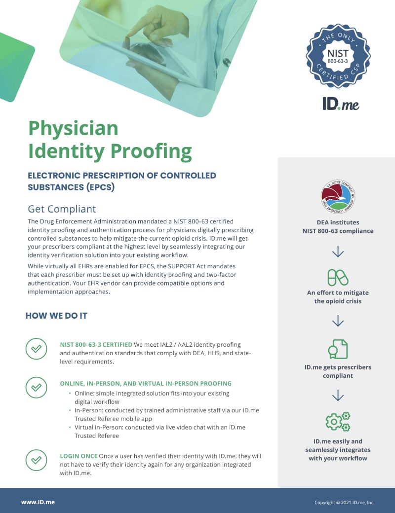 Physician Identify Proofing featured image