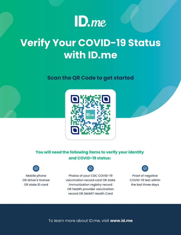 Verify Your COVID-19 Status with ID.me